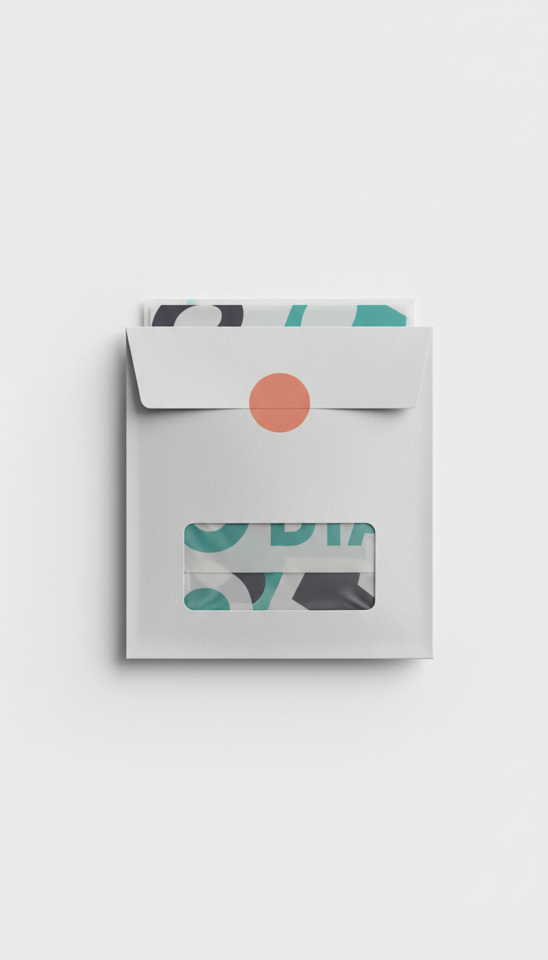 Bulk pack DTF transfers branded envelope